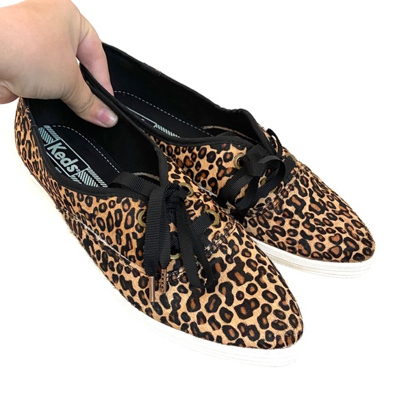 keds leopard loafers